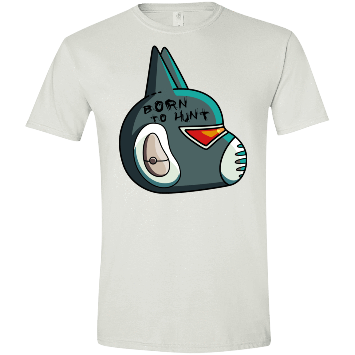 T-Shirts White / X-Small Final Space Avocato Born To Hunt Men's Semi-Fitted Softstyle