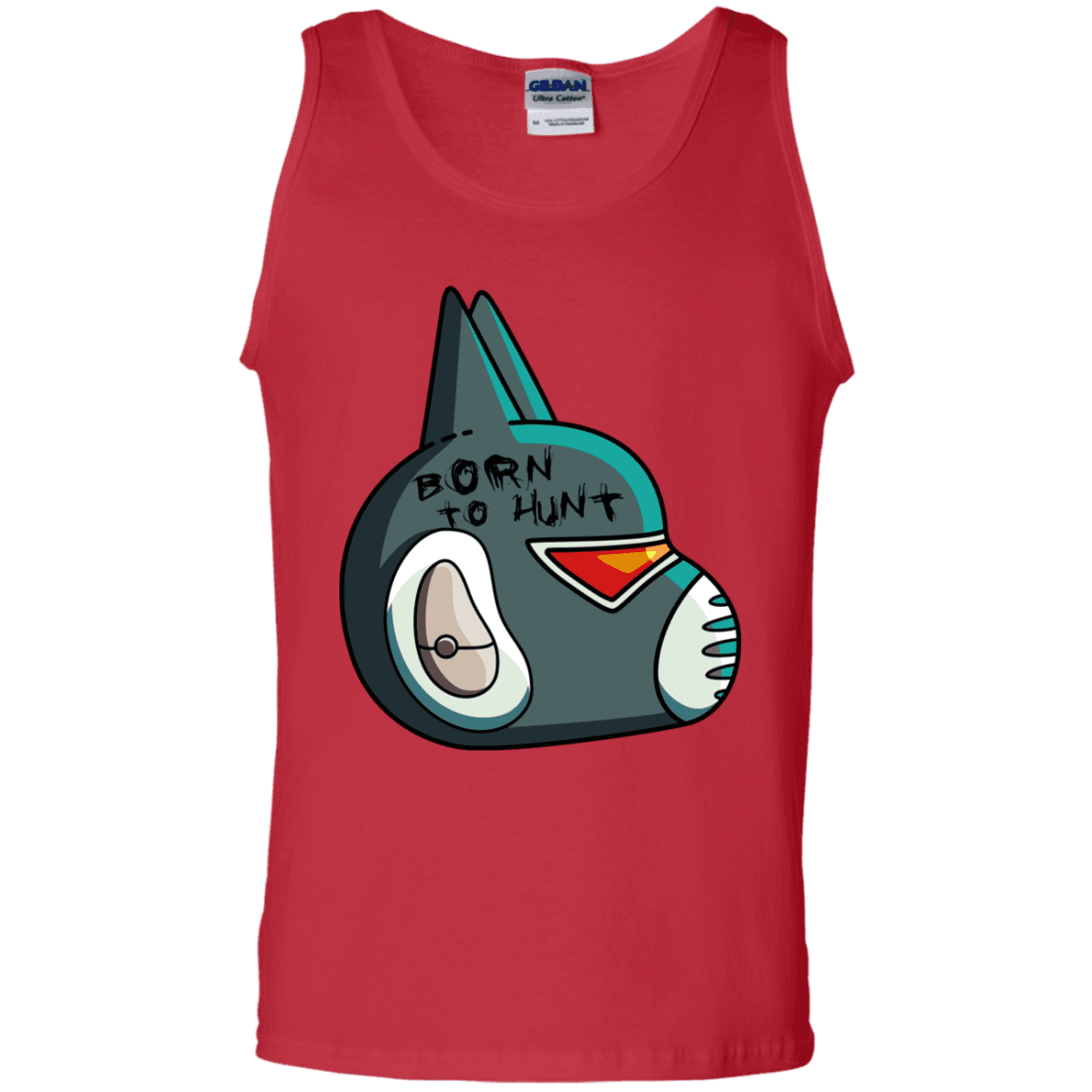 T-Shirts Red / S Final Space Avocato Born To Hunt Men's Tank Top