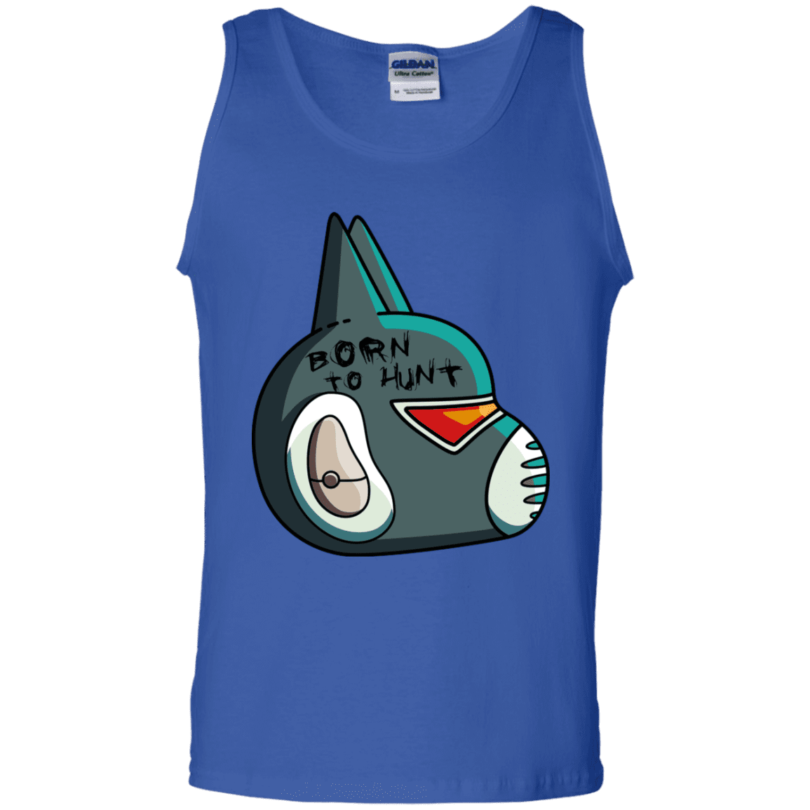 T-Shirts Royal / S Final Space Avocato Born To Hunt Men's Tank Top