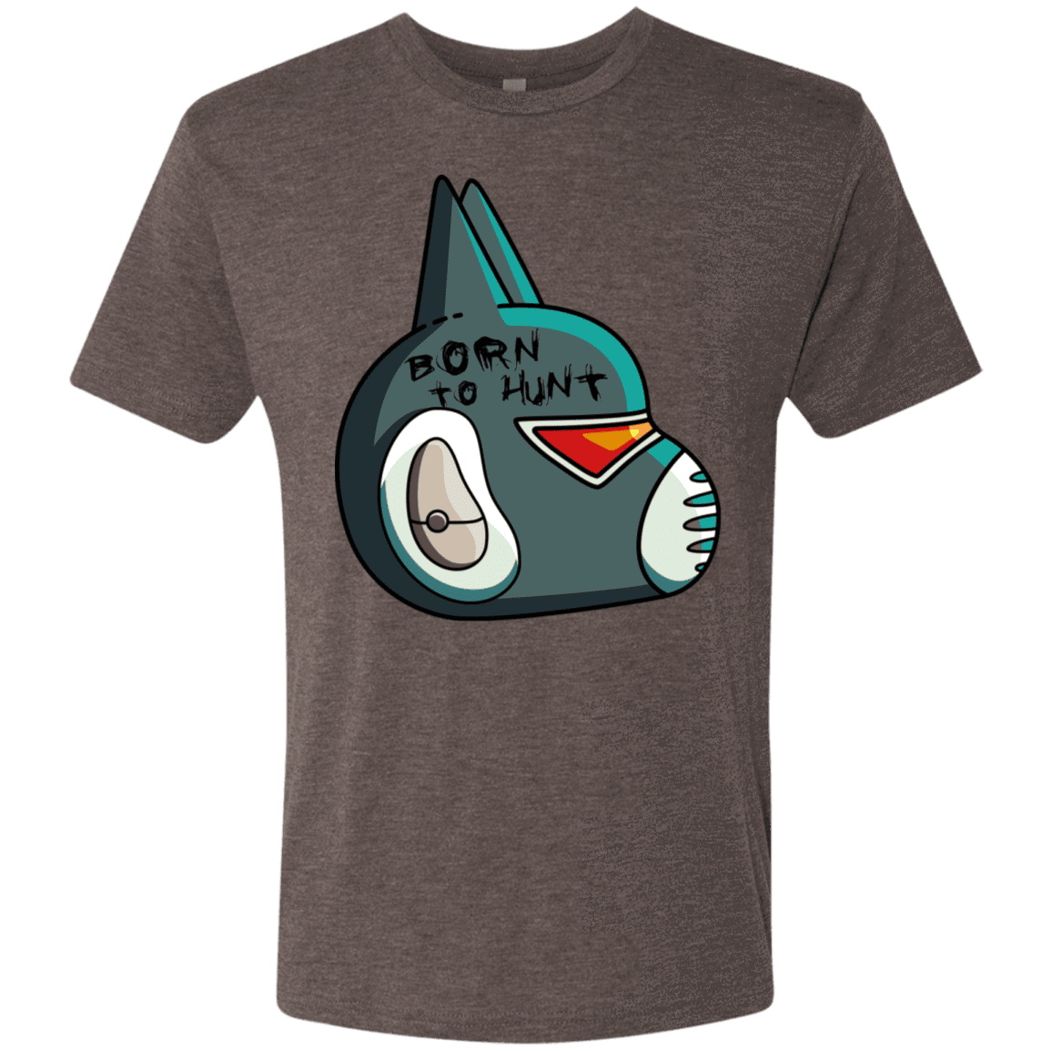 T-Shirts Macchiato / S Final Space Avocato Born To Hunt Men's Triblend T-Shirt
