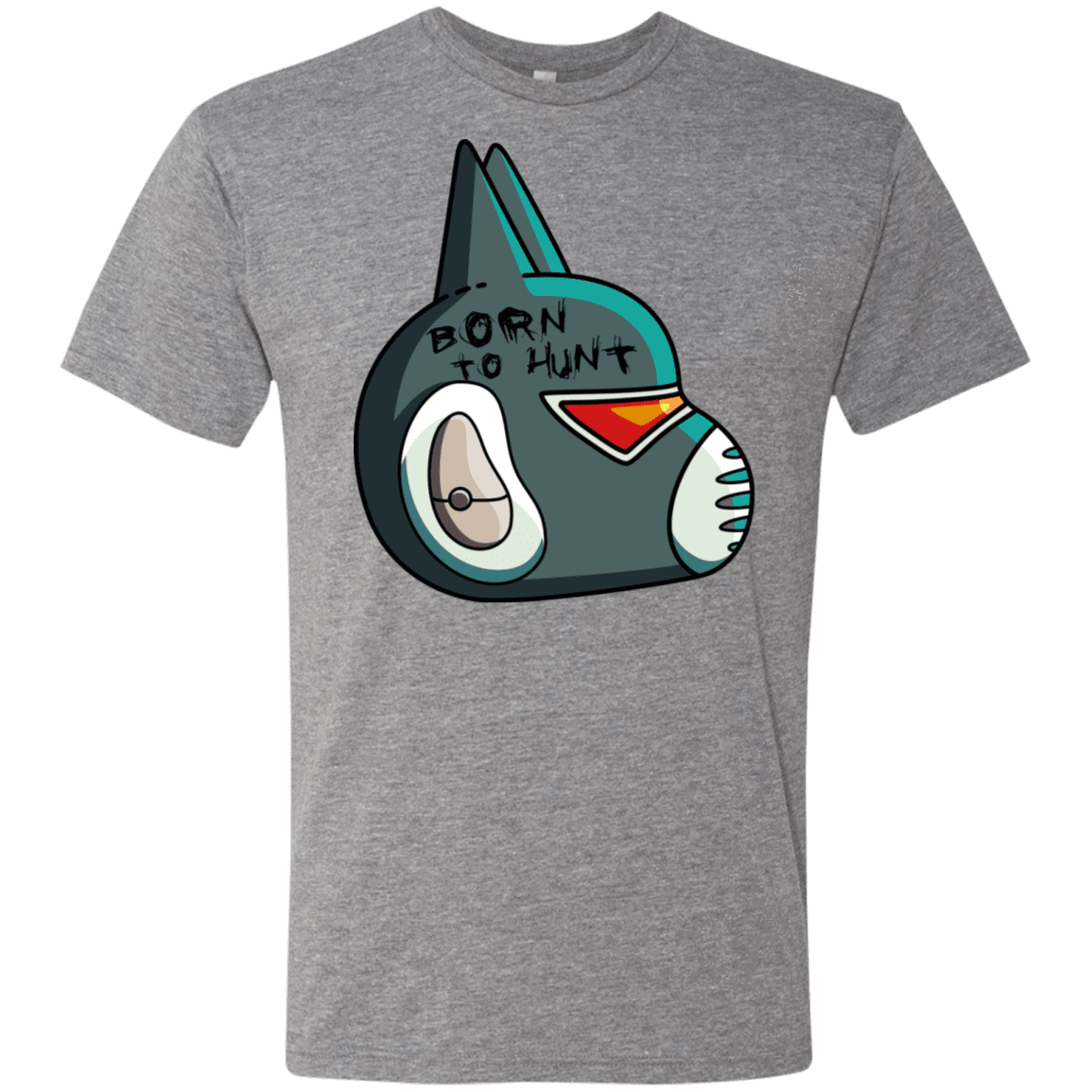 T-Shirts Premium Heather / S Final Space Avocato Born To Hunt Men's Triblend T-Shirt