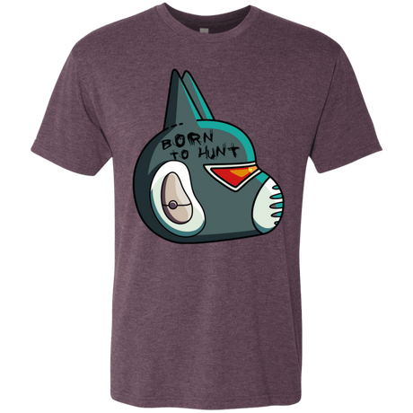 T-Shirts Vintage Purple / S Final Space Avocato Born To Hunt Men's Triblend T-Shirt