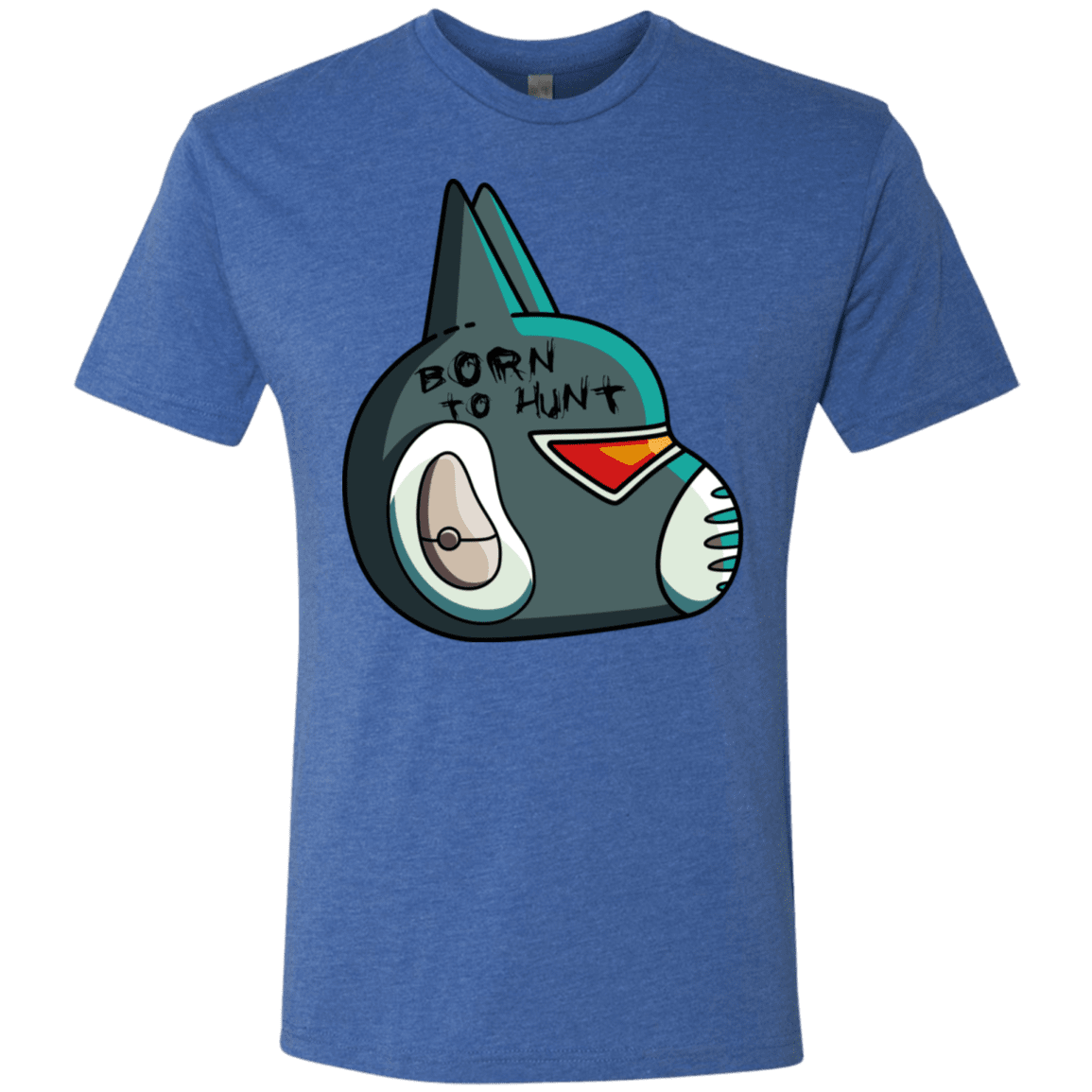 T-Shirts Vintage Royal / S Final Space Avocato Born To Hunt Men's Triblend T-Shirt