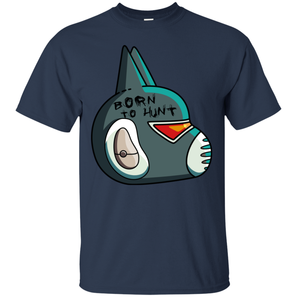 T-Shirts Navy / S Final Space Avocato Born To Hunt T-Shirt