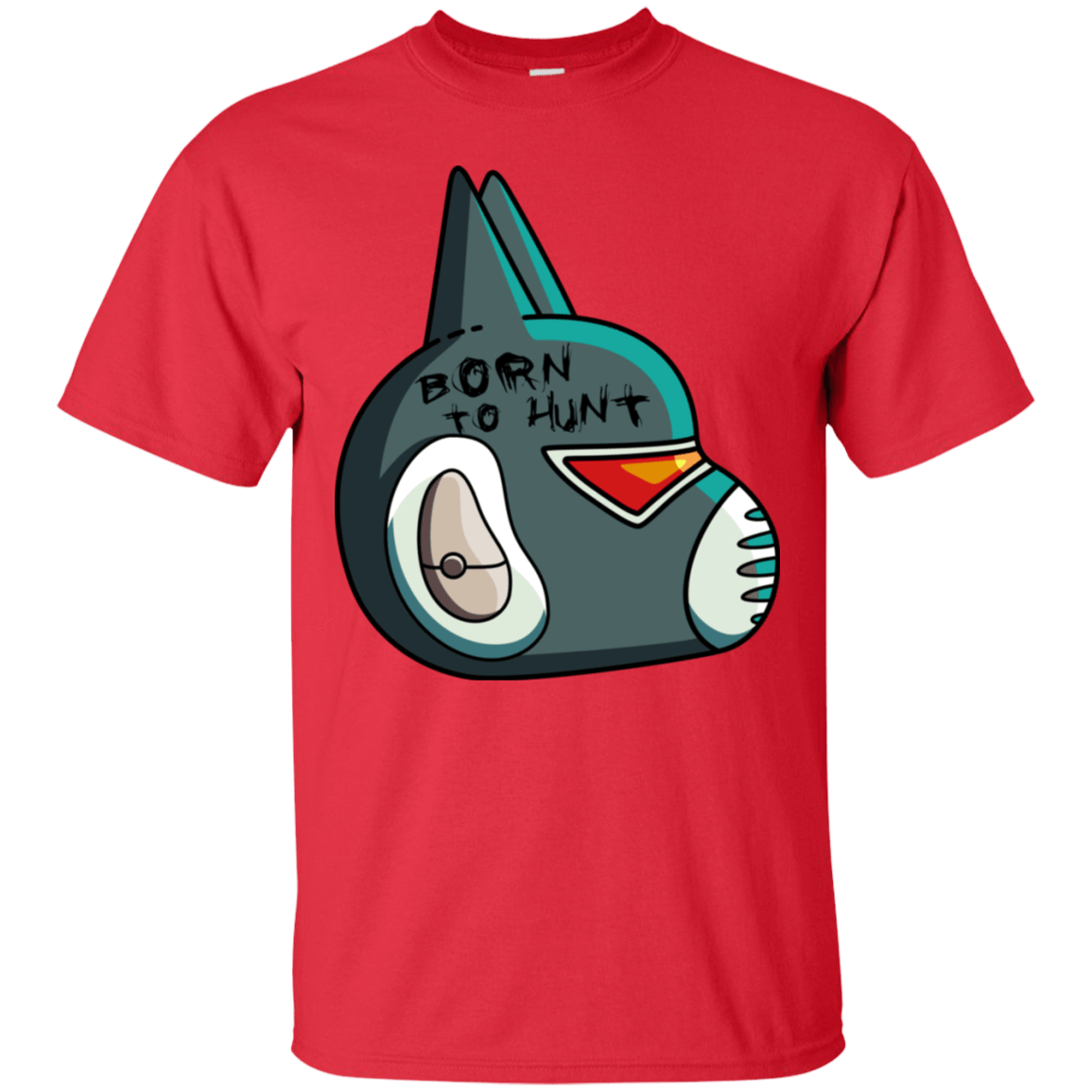 T-Shirts Red / S Final Space Avocato Born To Hunt T-Shirt