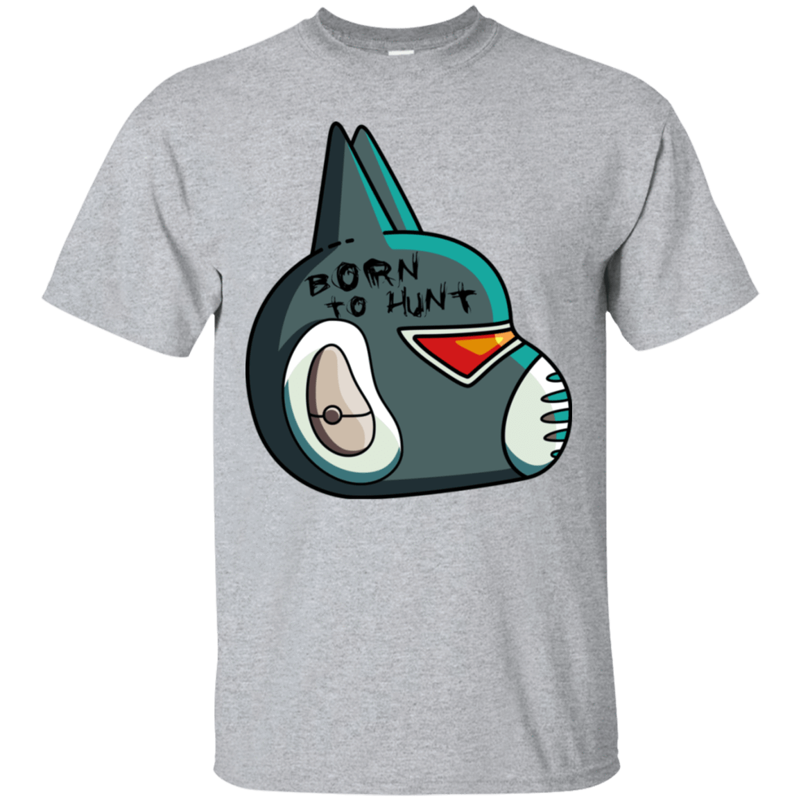 T-Shirts Sport Grey / S Final Space Avocato Born To Hunt T-Shirt