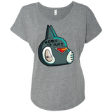 T-Shirts Premium Heather / X-Small Final Space Avocato Born To Hunt Triblend Dolman Sleeve