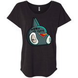 T-Shirts Vintage Black / X-Small Final Space Avocato Born To Hunt Triblend Dolman Sleeve