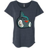 T-Shirts Vintage Navy / X-Small Final Space Avocato Born To Hunt Triblend Dolman Sleeve