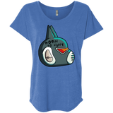 T-Shirts Vintage Royal / X-Small Final Space Avocato Born To Hunt Triblend Dolman Sleeve