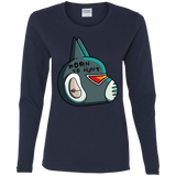 T-Shirts Navy / S Final Space Avocato Born To Hunt Women's Long Sleeve T-Shirt