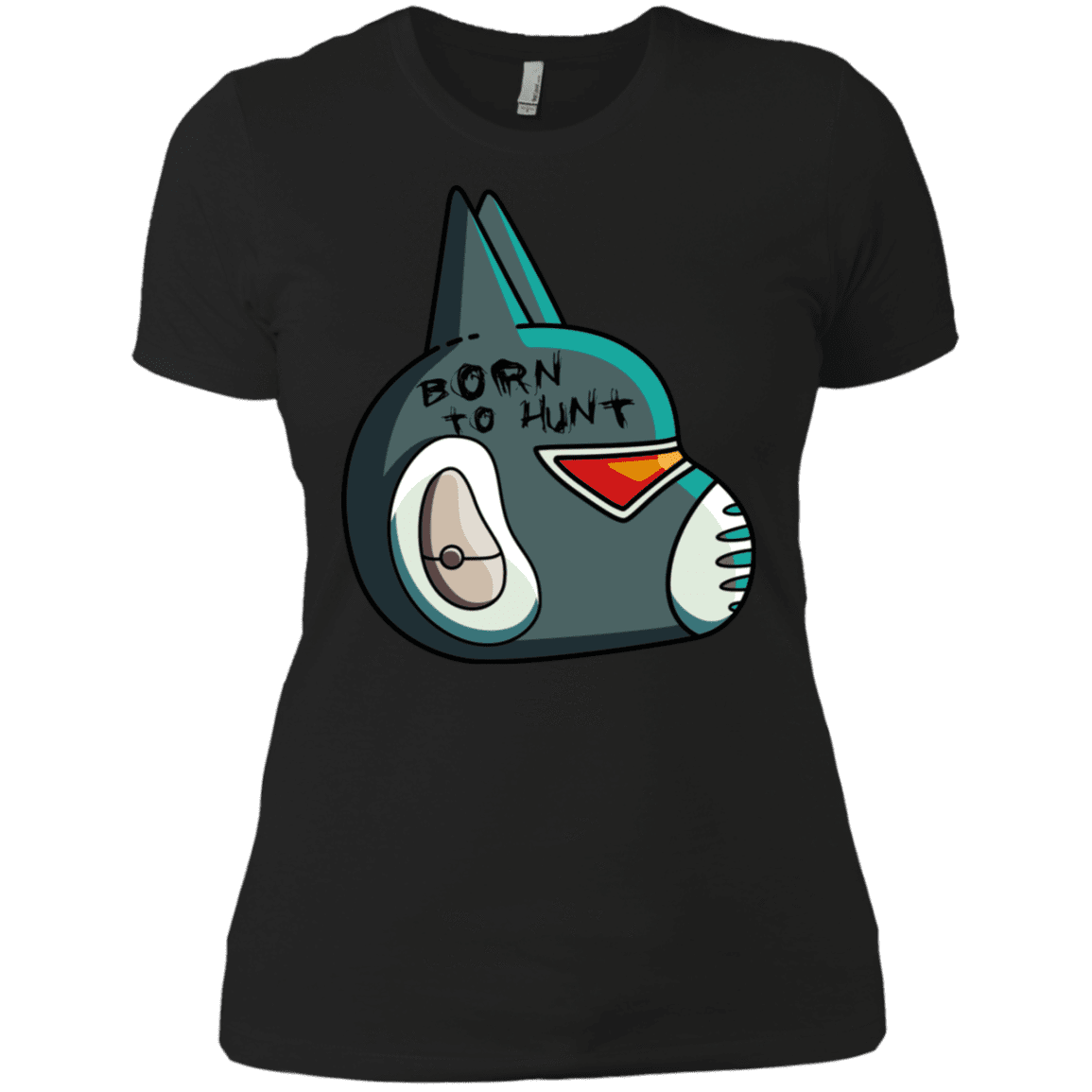 T-Shirts Black / X-Small Final Space Avocato Born To Hunt Women's Premium T-Shirt