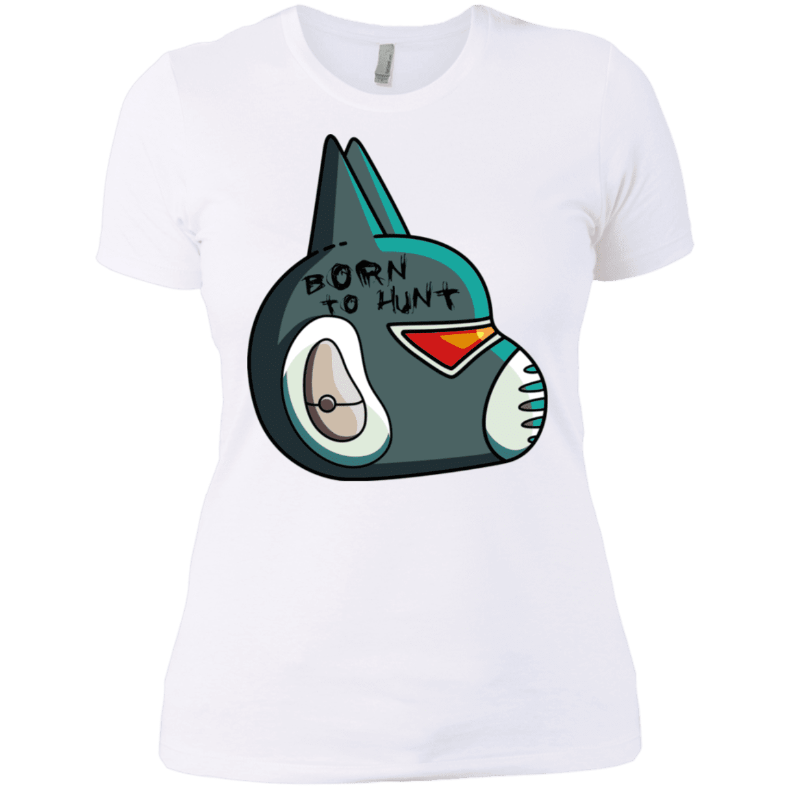 T-Shirts White / X-Small Final Space Avocato Born To Hunt Women's Premium T-Shirt