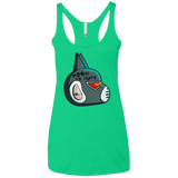 T-Shirts Envy / X-Small Final Space Avocato Born To Hunt Women's Triblend Racerback Tank