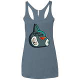 T-Shirts Indigo / X-Small Final Space Avocato Born To Hunt Women's Triblend Racerback Tank