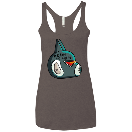 T-Shirts Macchiato / X-Small Final Space Avocato Born To Hunt Women's Triblend Racerback Tank