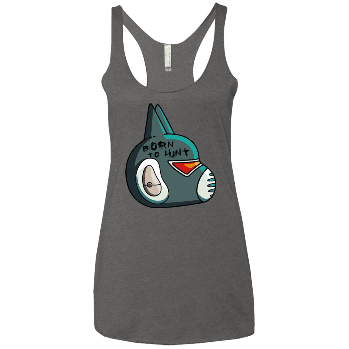 T-Shirts Premium Heather / X-Small Final Space Avocato Born To Hunt Women's Triblend Racerback Tank