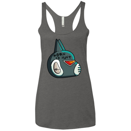T-Shirts Premium Heather / X-Small Final Space Avocato Born To Hunt Women's Triblend Racerback Tank