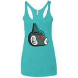 T-Shirts Tahiti Blue / X-Small Final Space Avocato Born To Hunt Women's Triblend Racerback Tank