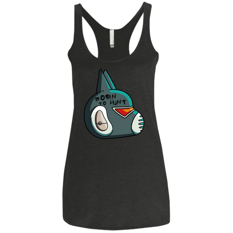 T-Shirts Vintage Black / X-Small Final Space Avocato Born To Hunt Women's Triblend Racerback Tank