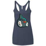 T-Shirts Vintage Navy / X-Small Final Space Avocato Born To Hunt Women's Triblend Racerback Tank