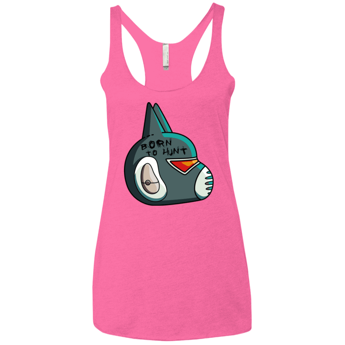 T-Shirts Vintage Pink / X-Small Final Space Avocato Born To Hunt Women's Triblend Racerback Tank