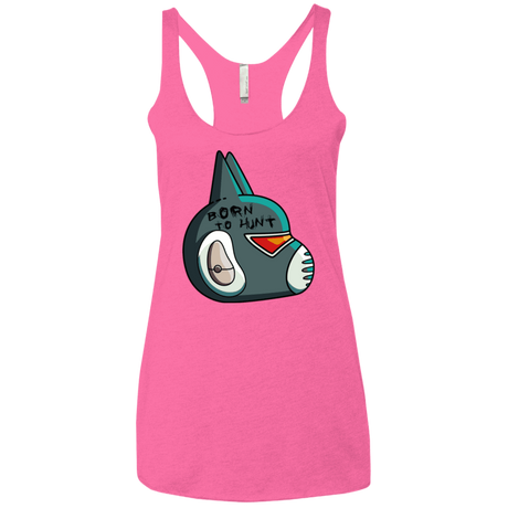 T-Shirts Vintage Pink / X-Small Final Space Avocato Born To Hunt Women's Triblend Racerback Tank