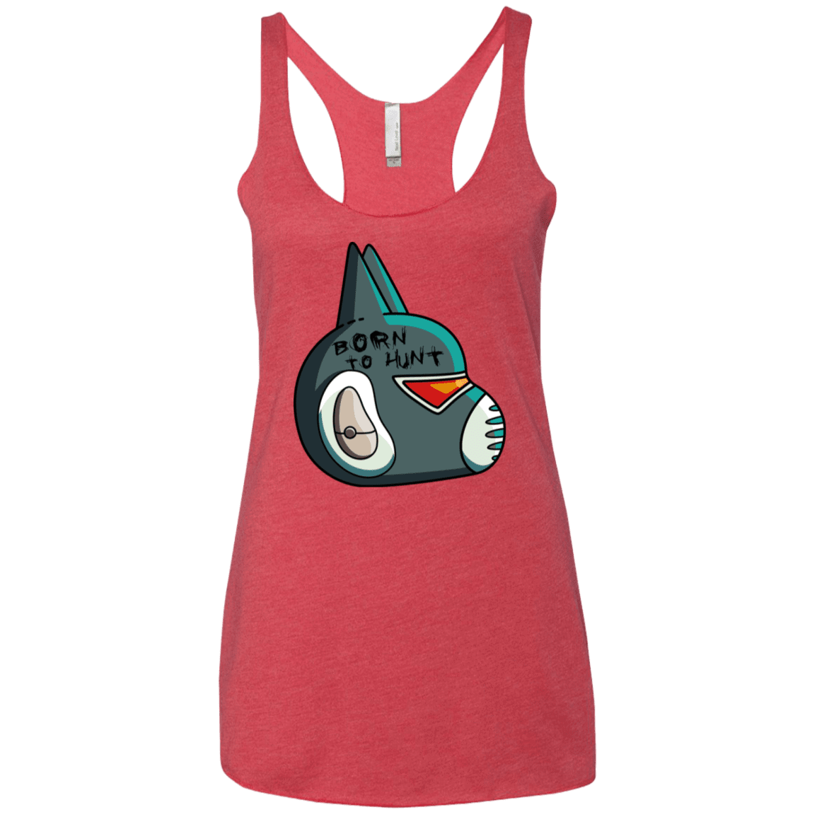 T-Shirts Vintage Red / X-Small Final Space Avocato Born To Hunt Women's Triblend Racerback Tank
