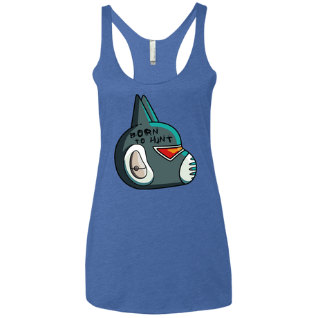 T-Shirts Vintage Royal / X-Small Final Space Avocato Born To Hunt Women's Triblend Racerback Tank