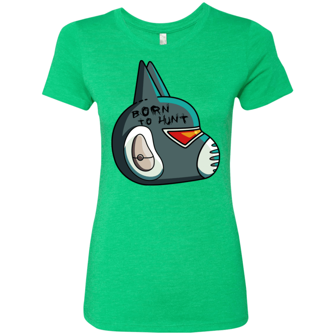 T-Shirts Envy / S Final Space Avocato Born To Hunt Women's Triblend T-Shirt