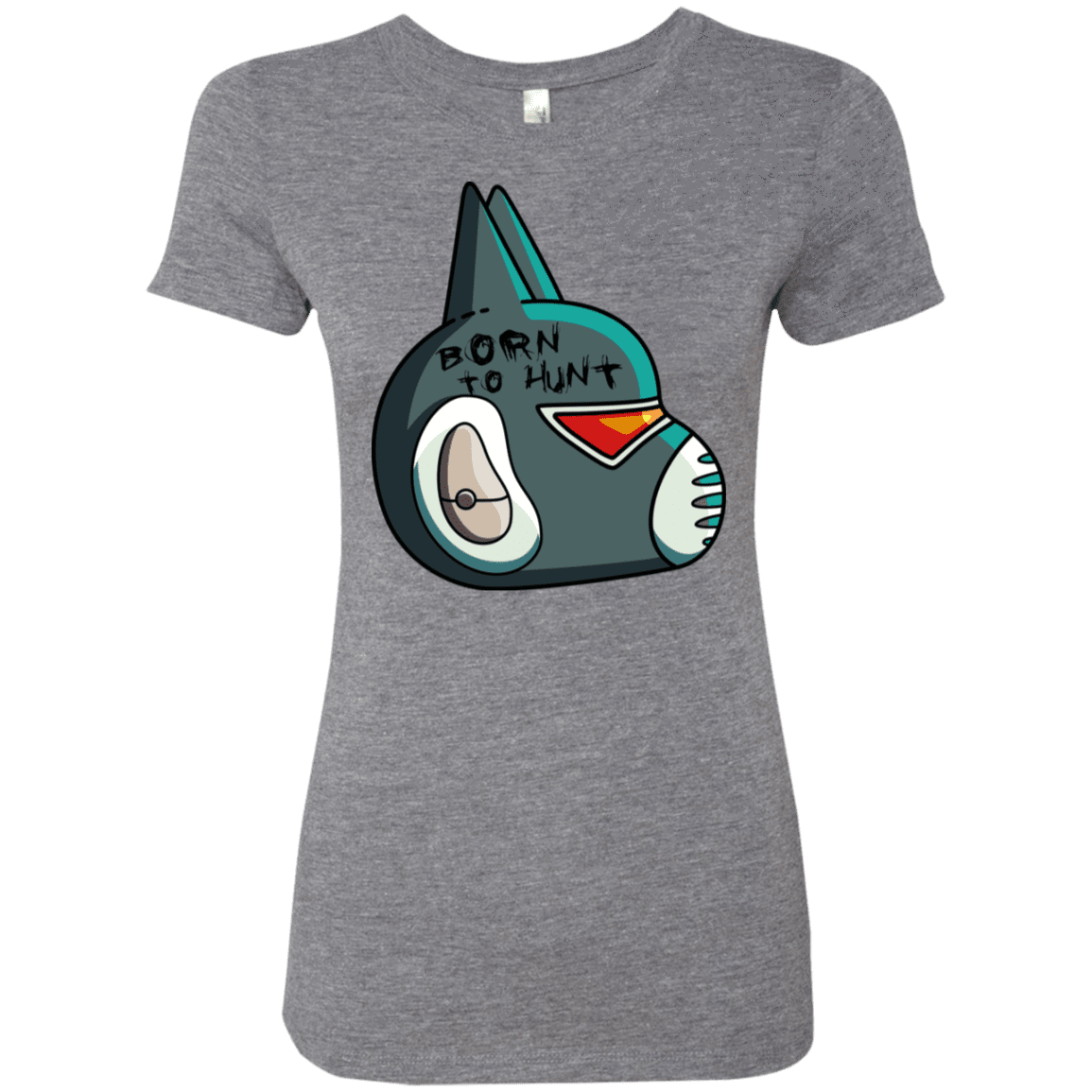 T-Shirts Premium Heather / S Final Space Avocato Born To Hunt Women's Triblend T-Shirt