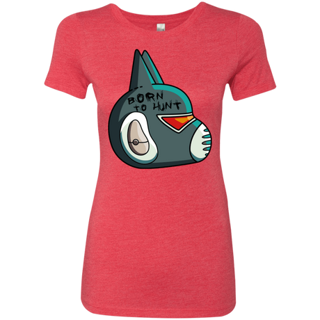 T-Shirts Vintage Red / S Final Space Avocato Born To Hunt Women's Triblend T-Shirt