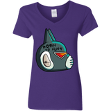 T-Shirts Purple / S Final Space Avocato Born To Hunt Women's V-Neck T-Shirt