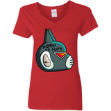 T-Shirts Red / S Final Space Avocato Born To Hunt Women's V-Neck T-Shirt