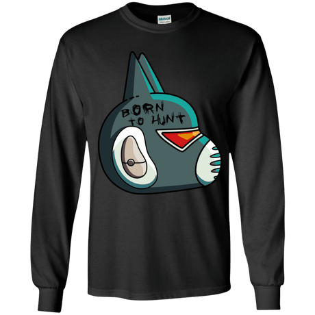 T-Shirts Black / YS Final Space Avocato Born To Hunt Youth Long Sleeve T-Shirt