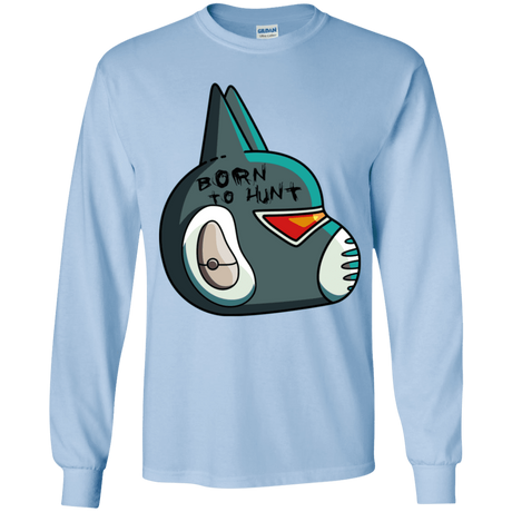 T-Shirts Light Blue / YS Final Space Avocato Born To Hunt Youth Long Sleeve T-Shirt