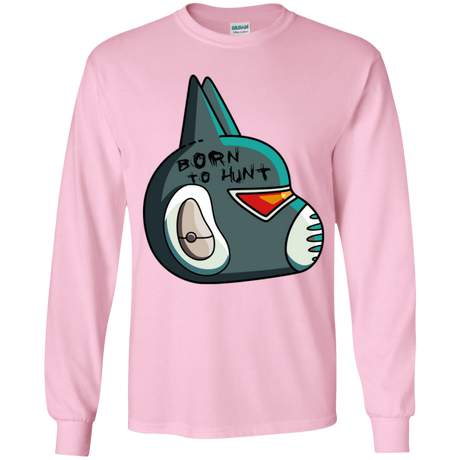 T-Shirts Light Pink / YS Final Space Avocato Born To Hunt Youth Long Sleeve T-Shirt