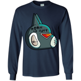 T-Shirts Navy / YS Final Space Avocato Born To Hunt Youth Long Sleeve T-Shirt