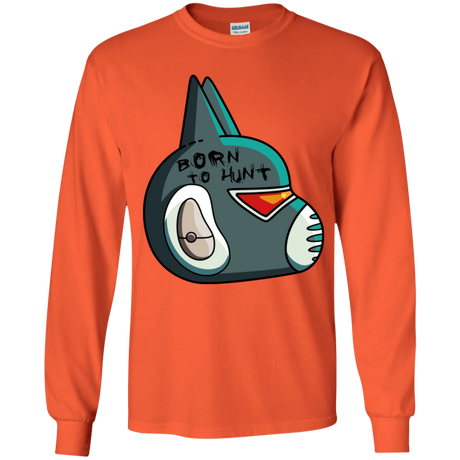 T-Shirts Orange / YS Final Space Avocato Born To Hunt Youth Long Sleeve T-Shirt
