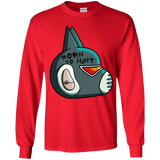 T-Shirts Red / YS Final Space Avocato Born To Hunt Youth Long Sleeve T-Shirt