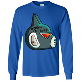 T-Shirts Royal / YS Final Space Avocato Born To Hunt Youth Long Sleeve T-Shirt