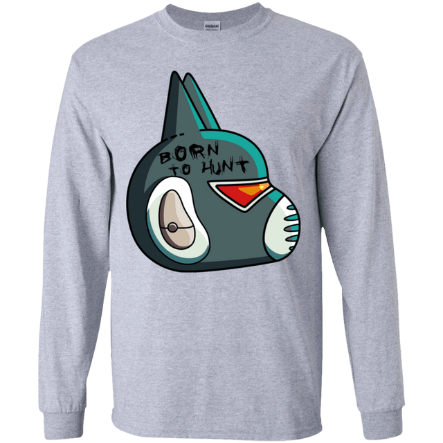 T-Shirts Sport Grey / YS Final Space Avocato Born To Hunt Youth Long Sleeve T-Shirt