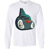 T-Shirts White / YS Final Space Avocato Born To Hunt Youth Long Sleeve T-Shirt