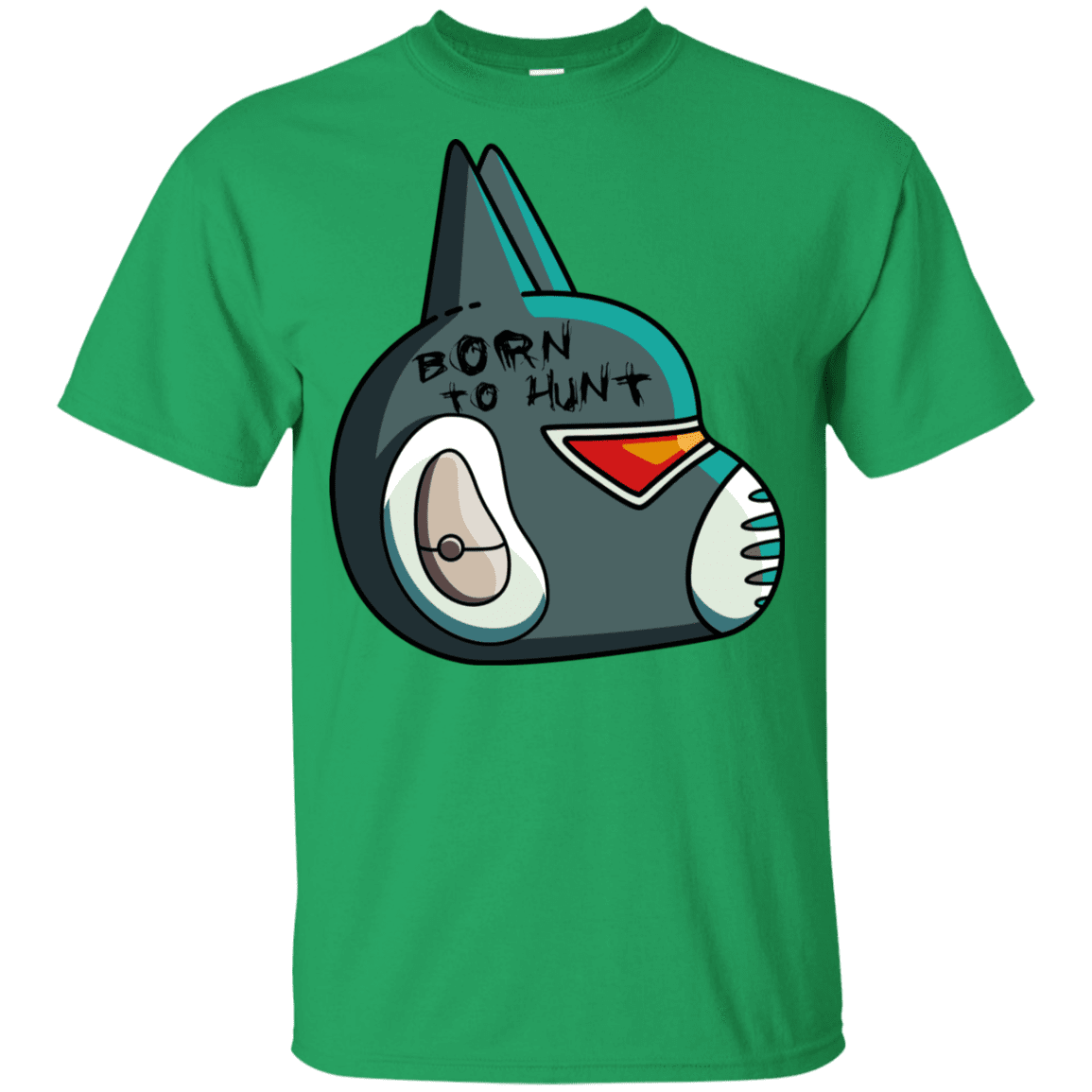 T-Shirts Irish Green / YXS Final Space Avocato Born To Hunt Youth T-Shirt