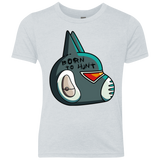 T-Shirts Heather White / YXS Final Space Avocato Born To Hunt Youth Triblend T-Shirt