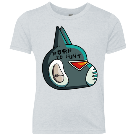 T-Shirts Heather White / YXS Final Space Avocato Born To Hunt Youth Triblend T-Shirt
