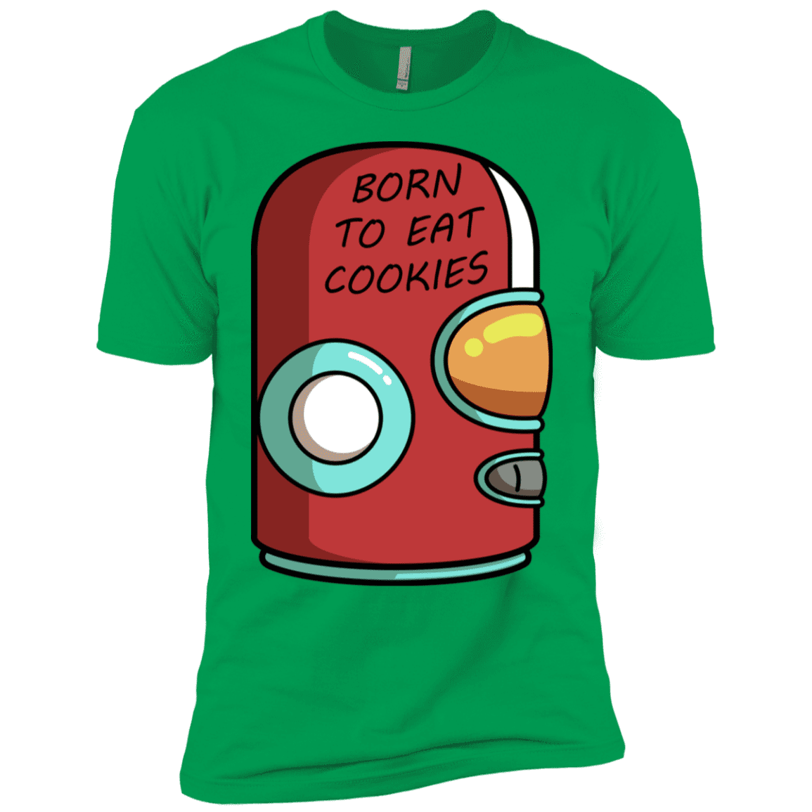 T-Shirts Kelly Green / YXS Final Space Gary Born To Eat Cookies Boys Premium T-Shirt