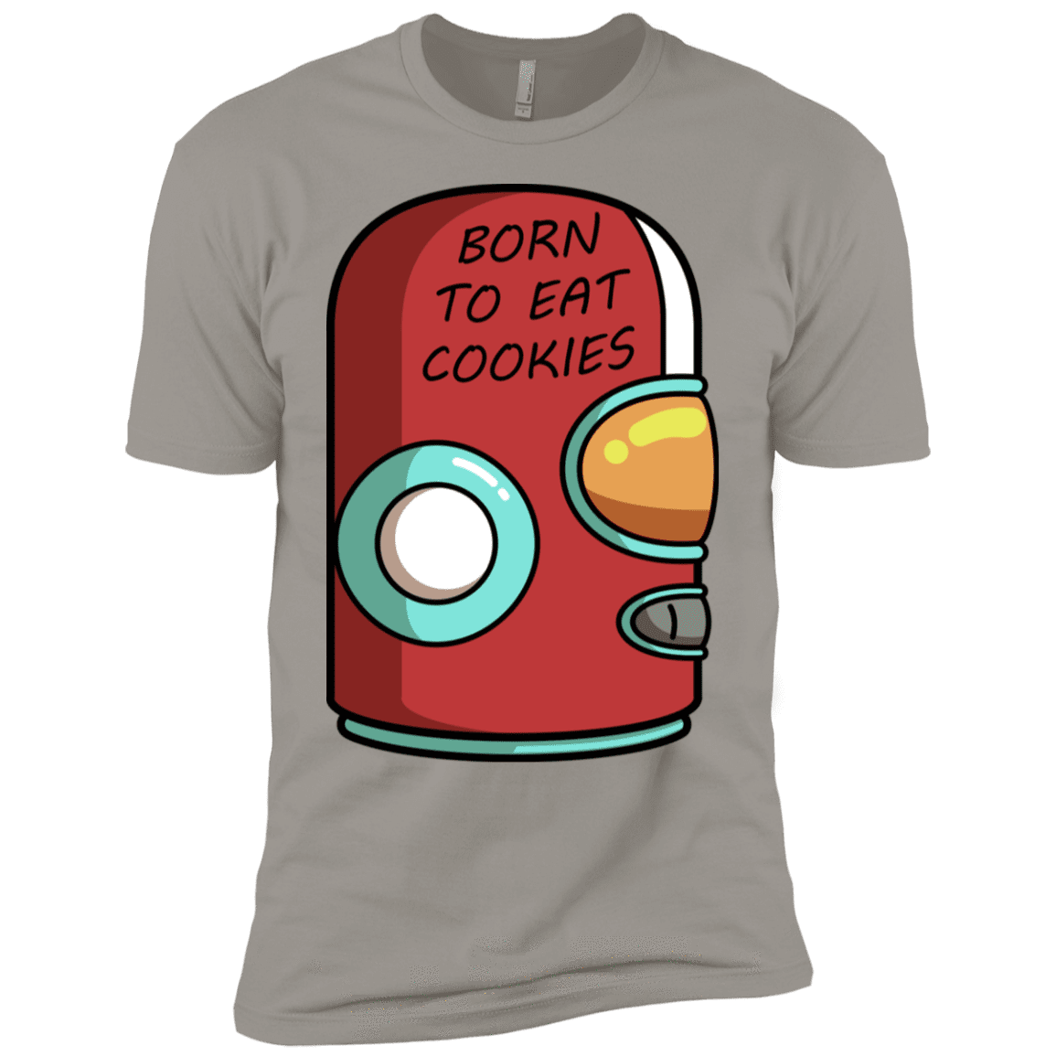 T-Shirts Light Grey / YXS Final Space Gary Born To Eat Cookies Boys Premium T-Shirt