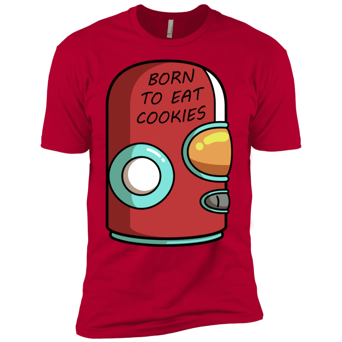 T-Shirts Red / YXS Final Space Gary Born To Eat Cookies Boys Premium T-Shirt