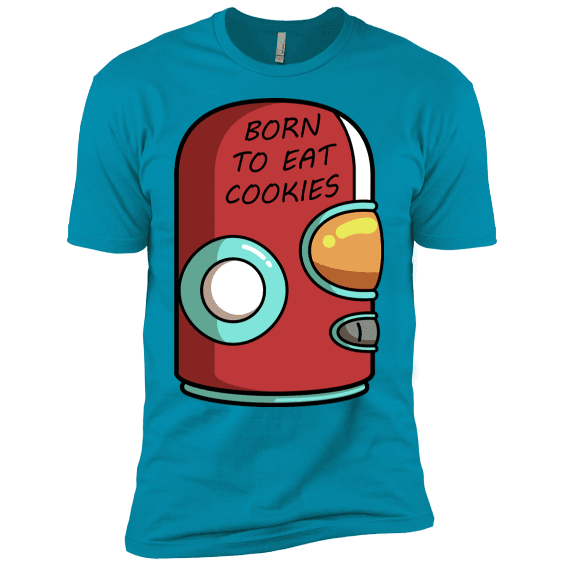 T-Shirts Turquoise / YXS Final Space Gary Born To Eat Cookies Boys Premium T-Shirt